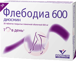 Флебодиа 600 таб п/о 600мг N30 (Иннотек)