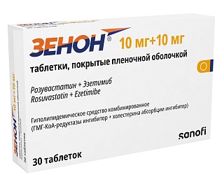 Купить зенон таб п/пл/о 10мг+10мг n30 (санофи) Зенон таб п/пл/о 10мг+10мг N30 (Санофи)