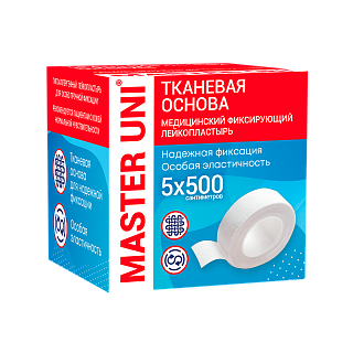 Мастер Юни лейкопласт ткан осн 5х500см (Фармлайн)