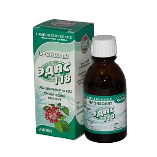 Эдас 118 Бронхолат капли 25мл (Эдас Холдинг)