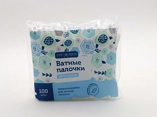 Ватные палочки Комфорт пак N100 (Коттон Клаб)