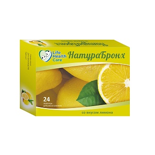 Натурабронх пастил лимон N24 (Сидлер Ремедиз)