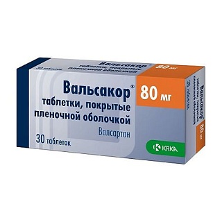 Вальсакор таб 80мг N30 (КРКА)