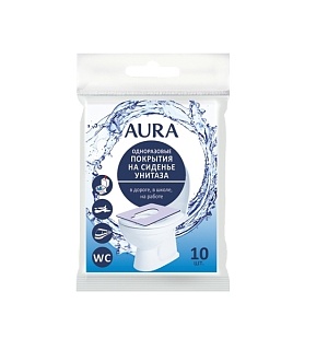 Аура Покрытие на сиденье унитаза однораз N10 (Проспер-7 ООО)