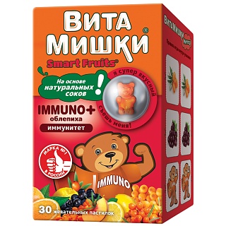 ВитаМишки Иммуно+облеп паст жев N30 (ФармаМед)