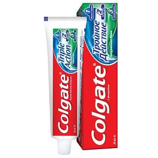 Колгейт з/паста Тройное действие нат мята 50мл (Колгейт)