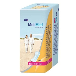 Хартманн прокладки МолиМед уролог премиум микро лайт инд/уп N14 (Хартманн)