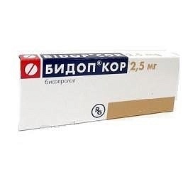 Бидоп Кор таб 2,5мг N56 (Гедеон)