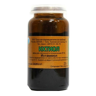 Ихтиоловая мазь 10% 25г (Тульская фф)
