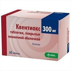 Квентиакс таб п/о 300мг N60 (КРКА)