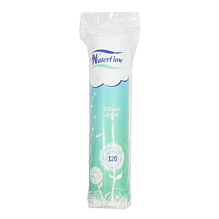 Ола ватные диски Ватерфлоу N120(Олтекс)