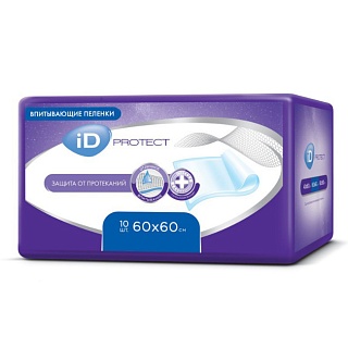 Пеленки впитыв ID Protect 60х60см N10 (Онтекс)